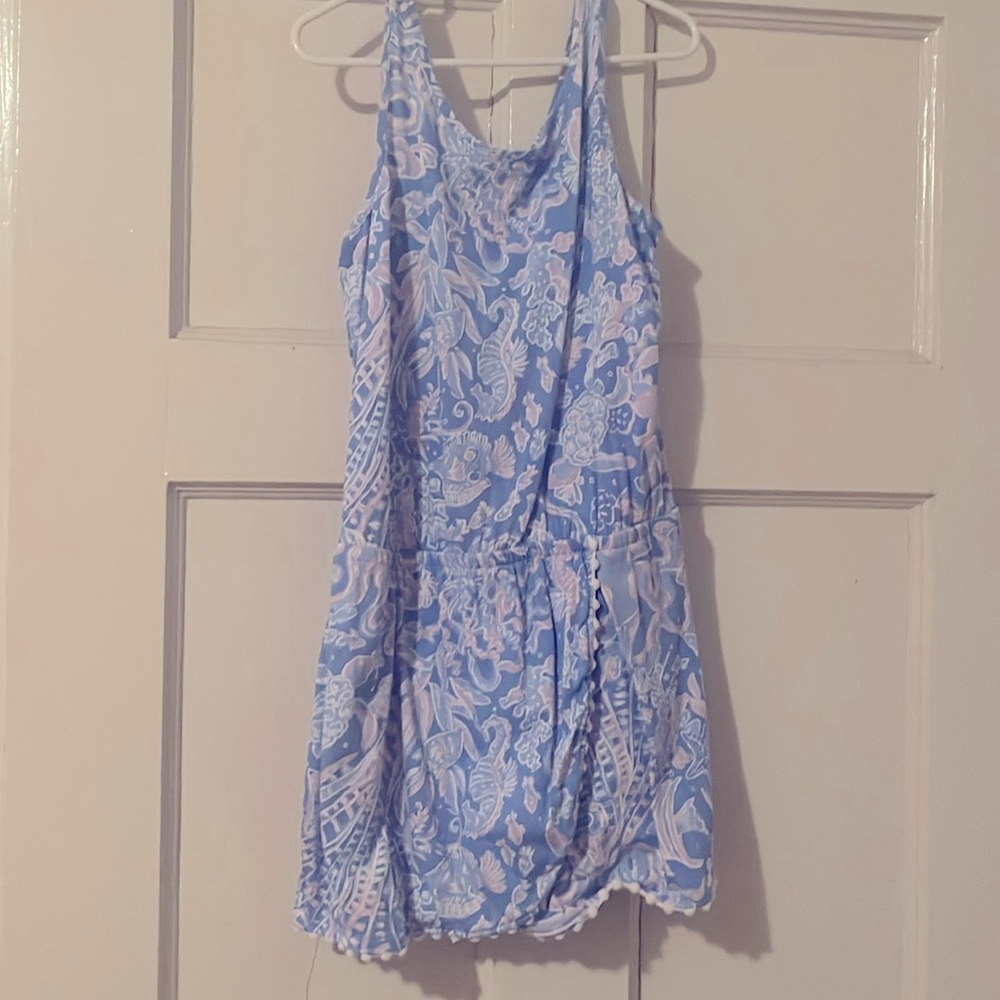 Beautiful Lilly Pulitzer girls kids dress  medium 6/7 dress with shorts.
